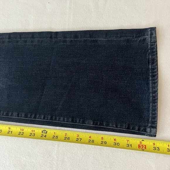 7 for all Mankind Women's Distressed Boot Cut Blue Denim Jeans Sz 28 NWT $228.00 - Picture 14 of 15